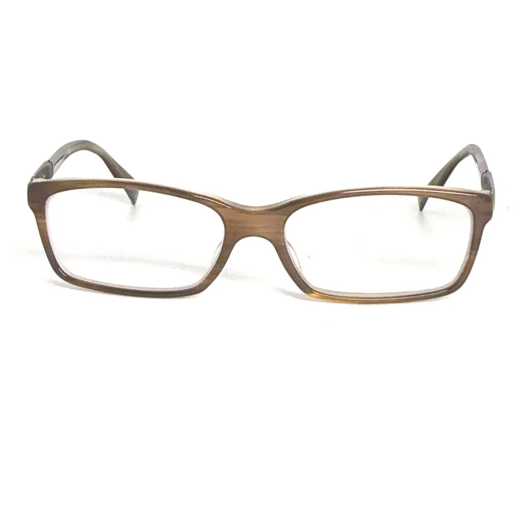 Giorgio Armani GA 513 NKE Brown Rectangle Eyeglasses Frames 140 Made in Italy